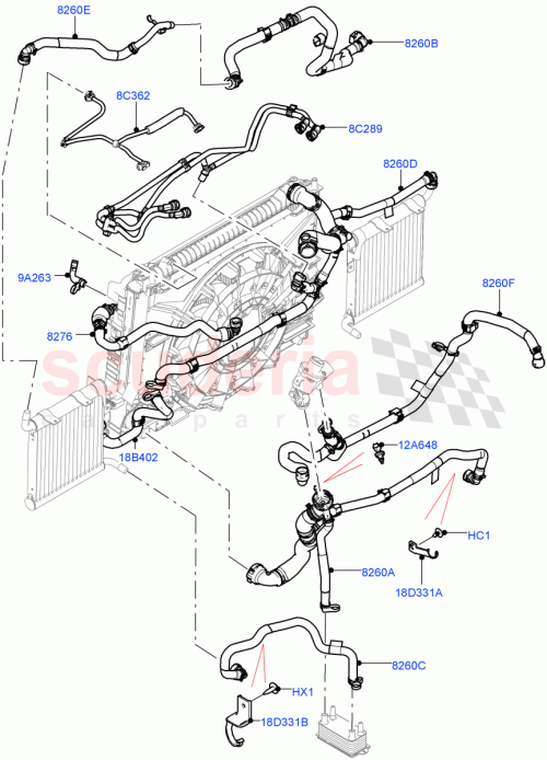 Part Diagram for Land Rover LR137561