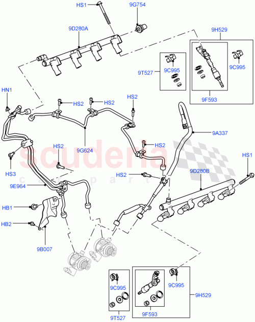 Part Diagram for Land Rover LR077734