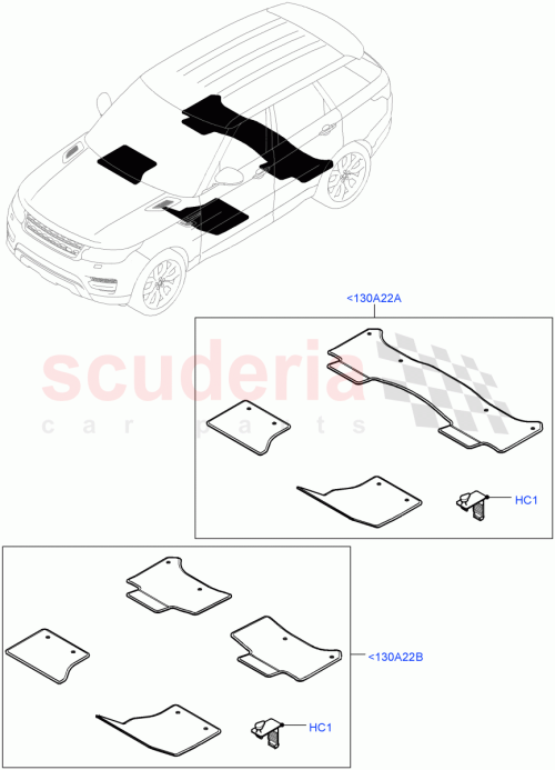 Part Diagram for Land Rover LR041632