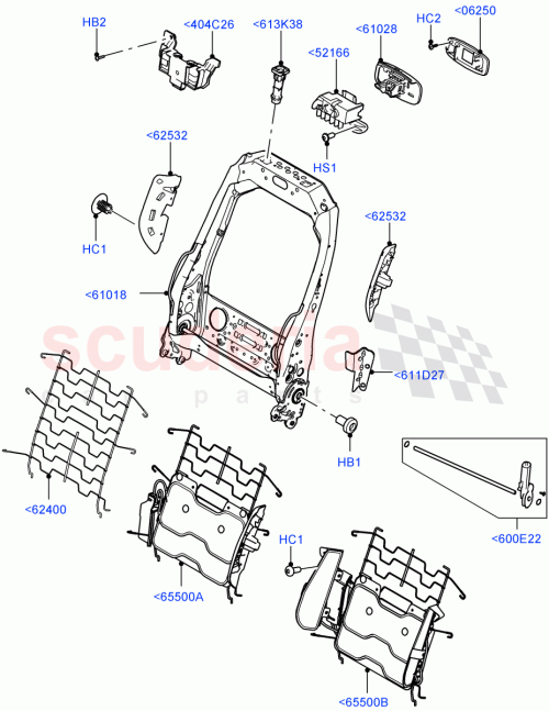 Part Diagram for Land Rover LR129748