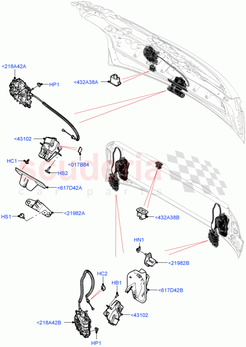 Part Diagram for Land Rover LR153792