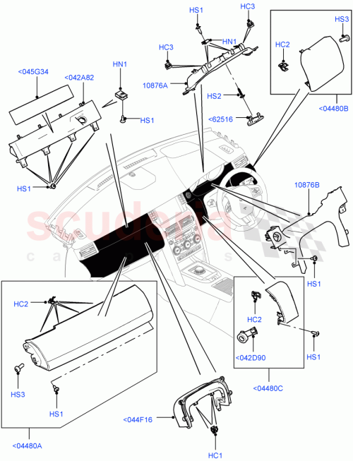 Part Diagram for Land Rover LR076097