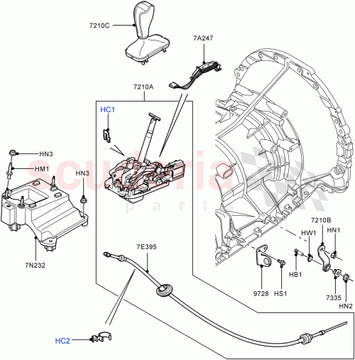 Part Diagram for Land Rover UCD500090AAQ