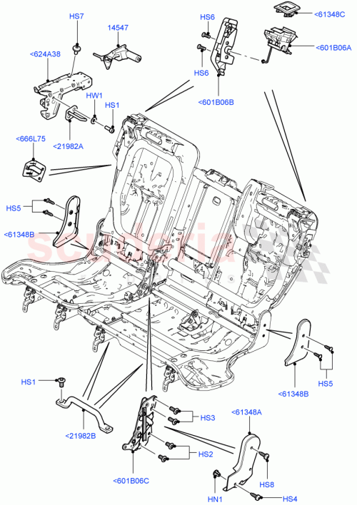Part Diagram for Land Rover LR017899