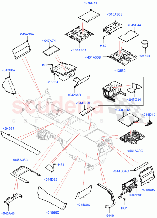 Part Diagram for Land Rover LR166629