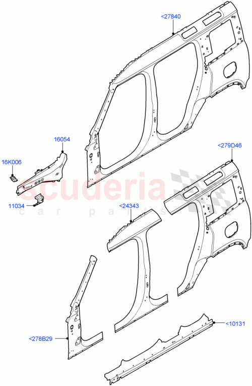 Part Diagram for Land Rover LR130860