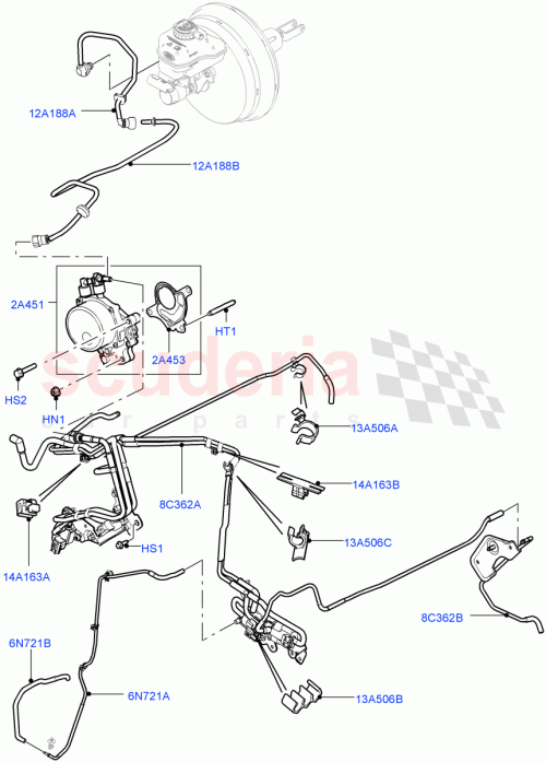 Part Diagram for Land Rover LR020697