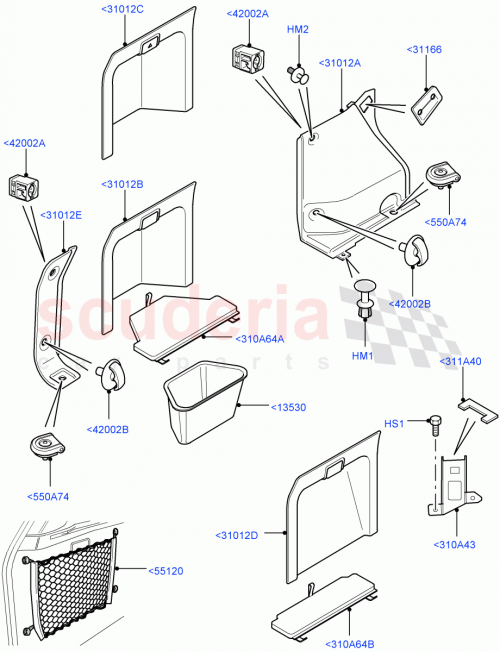Part Diagram for Land Rover LR015262
