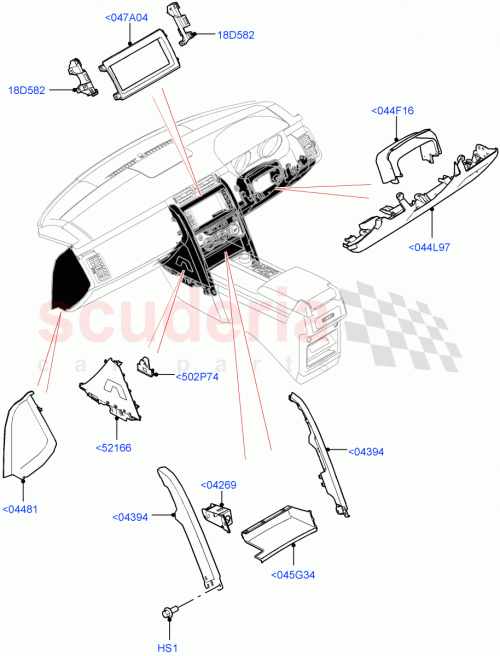 Part Diagram for Land Rover LR085806