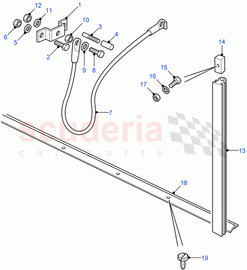 Part Diagram for Land Rover AB606041L