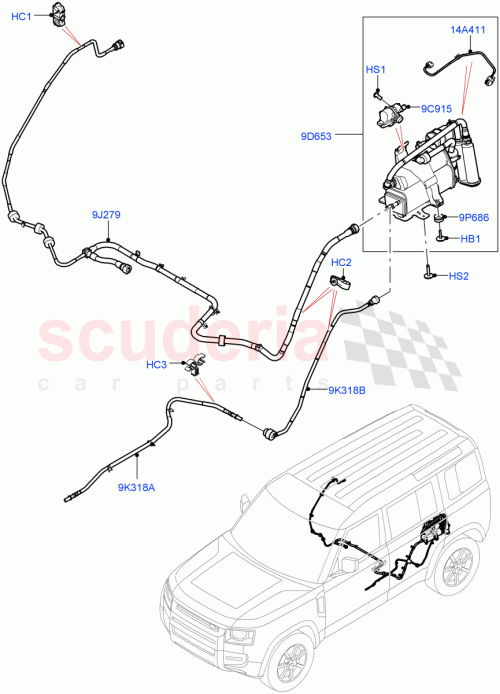 Part Diagram for Land Rover LR137963