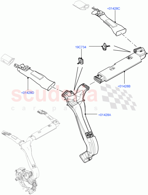 Part Diagram for Land Rover LR100436