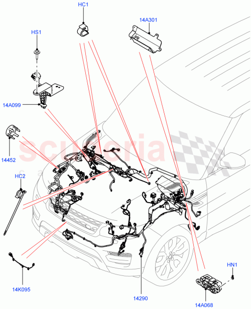 Part Diagram for Land Rover LR050269