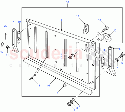 Part Diagram for Land Rover 332446