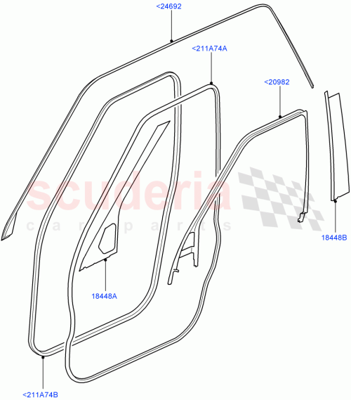 Part Diagram for Land Rover CHE500210