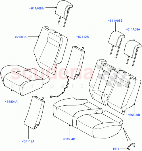 Part Diagram for Land Rover LR020311
