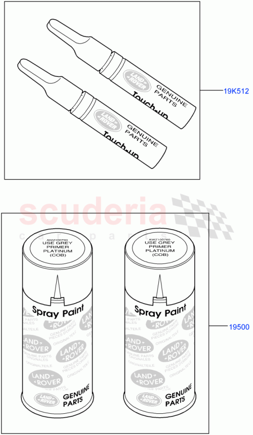 Part Diagram for Land Rover VPLDC0004JAE