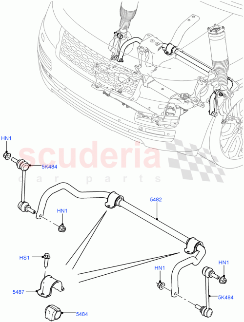Part Diagram for Land Rover LR057625