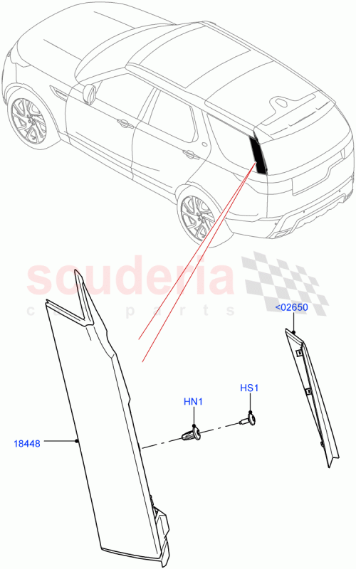 Part Diagram for Land Rover LR148885