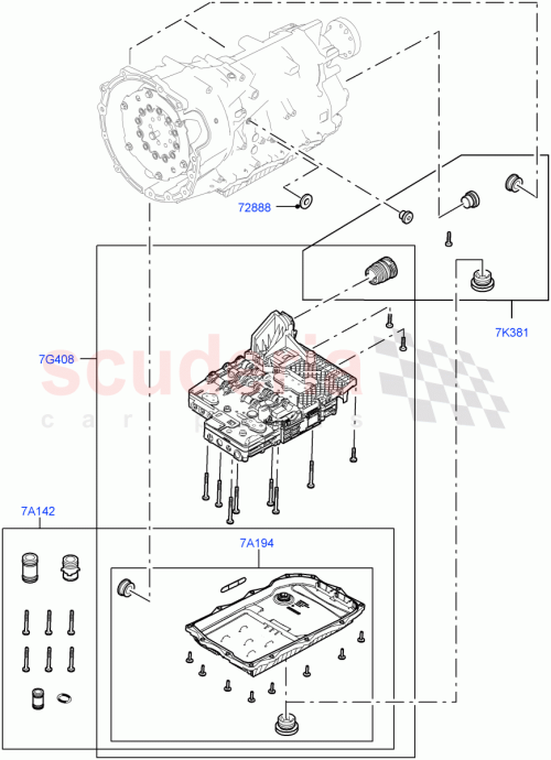 Part Diagram for Land Rover LR155852