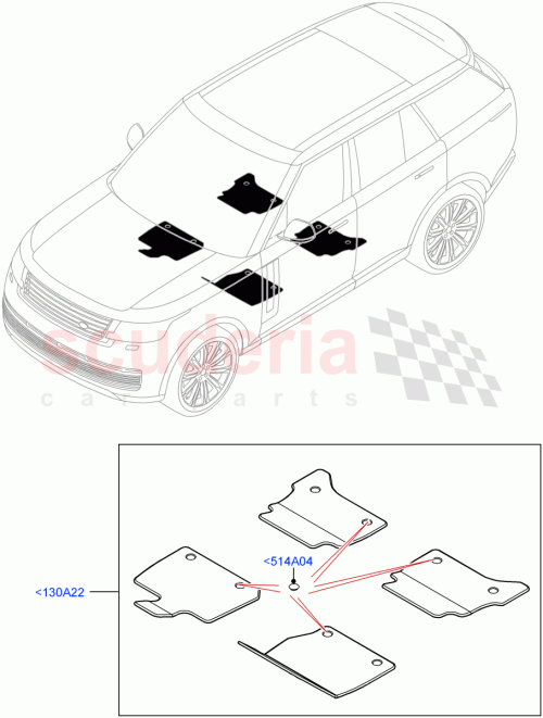 Part Diagram for Land Rover LR165514