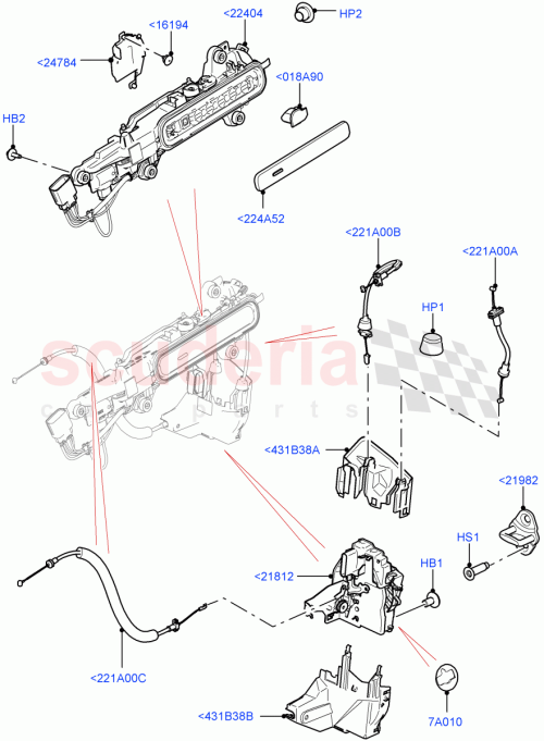 Part Diagram for Land Rover LR095127