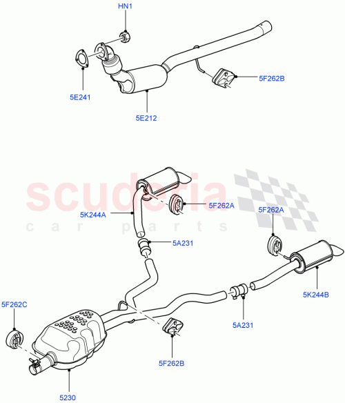 Part Diagram for Land Rover DBP7104