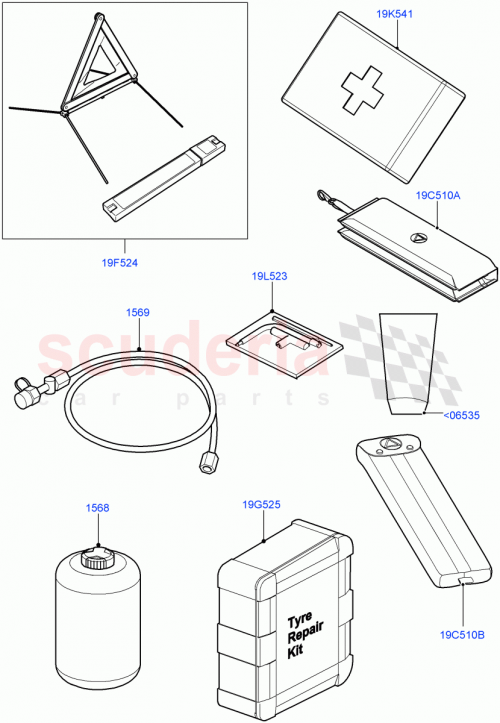 Part Diagram for Land Rover LR015390