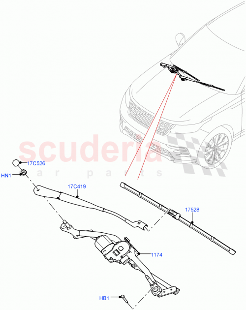 Part Diagram for Land Rover LR093420