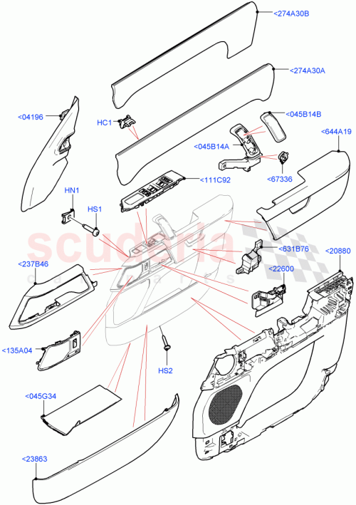 Part Diagram for Land Rover LR130431
