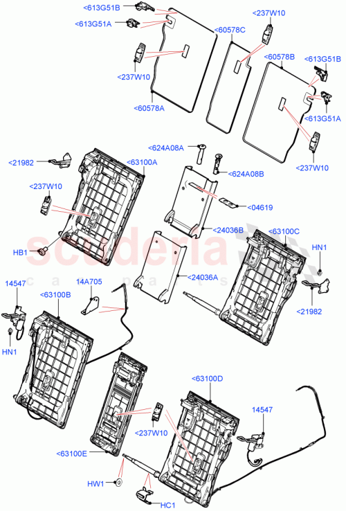 Part Diagram for Land Rover LR141791