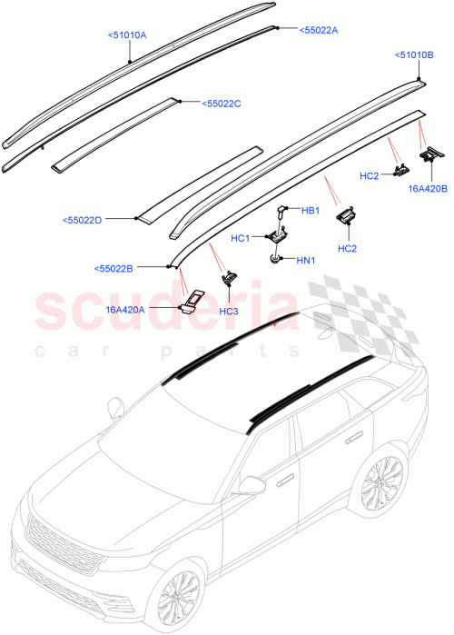 Part Diagram for Land Rover LR092745