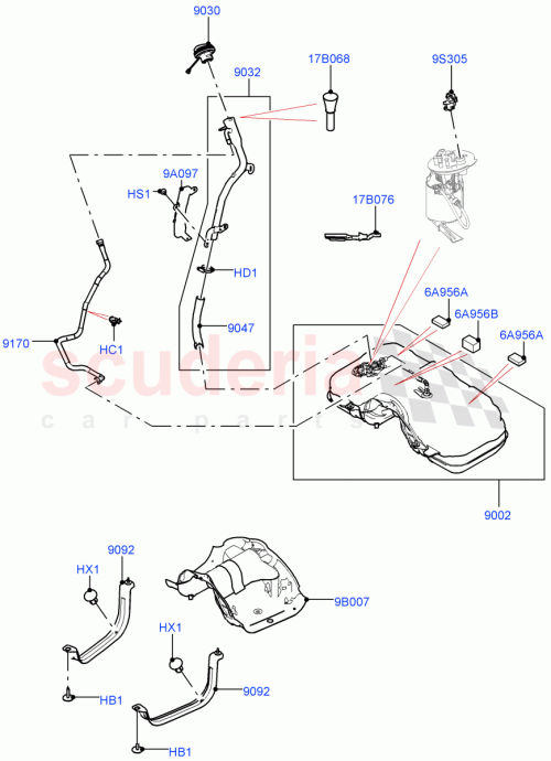 Part Diagram for Land Rover LR140699