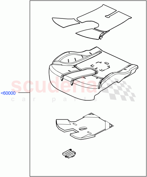 Part Diagram for Land Rover LR141438