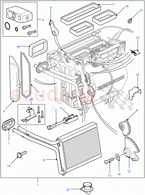 Part Diagram for Land Rover LR036308