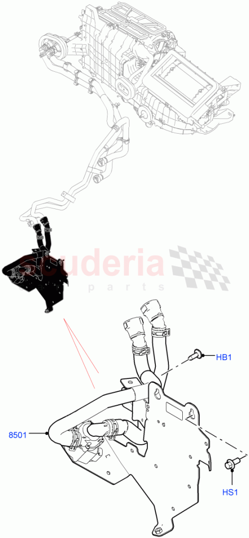 Part Diagram for Land Rover LR116217