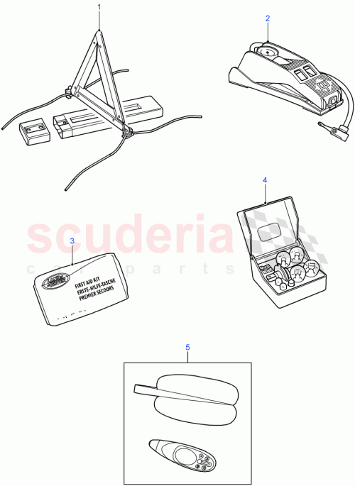 Part Diagram for Land Rover STC8243