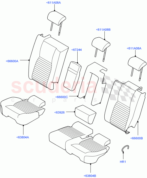 Part Diagram for Land Rover LR128415
