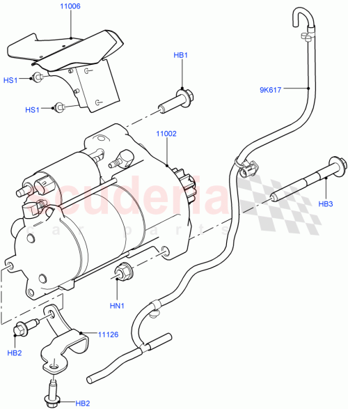 Part Diagram for Land Rover LR041976