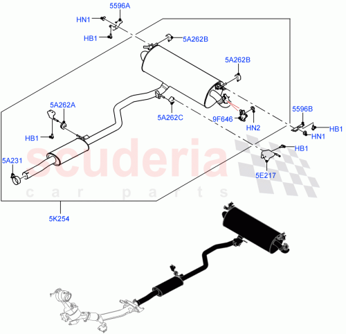 Part Diagram for Land Rover LR117681