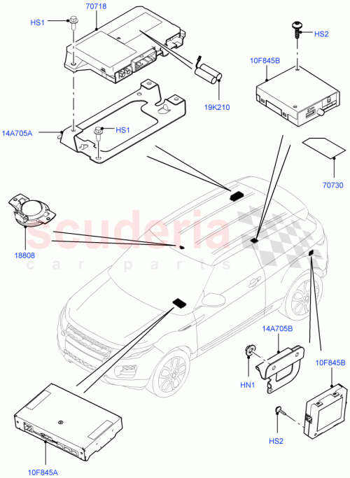 Part Diagram for Land Rover LR079414