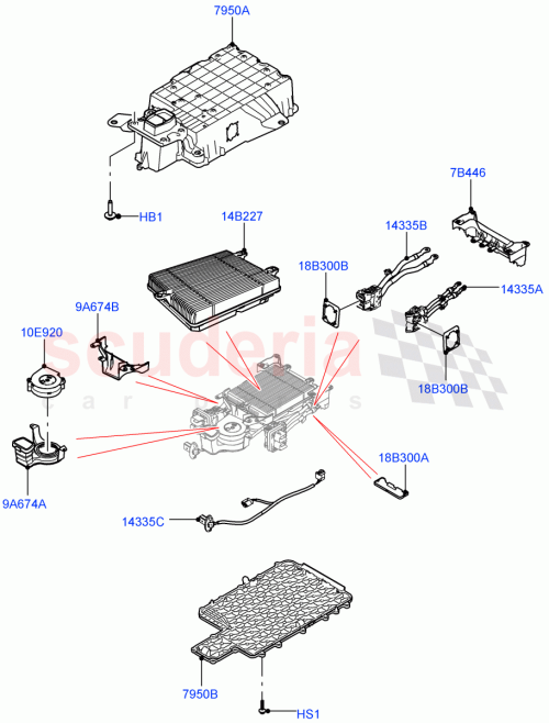 Part Diagram for Land Rover LR121413