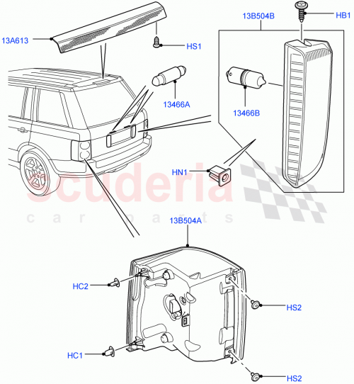 Part Diagram for Land Rover XZQ000090