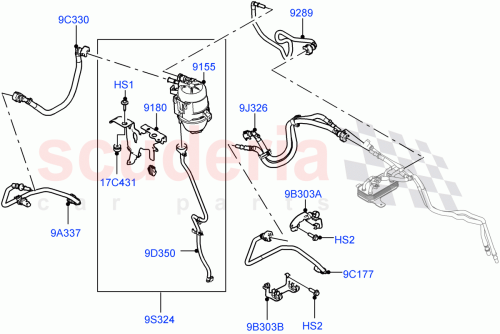 Part Diagram for Land Rover LR125301