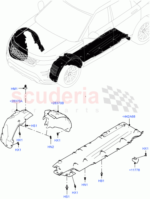 Part Diagram for Land Rover LR162099