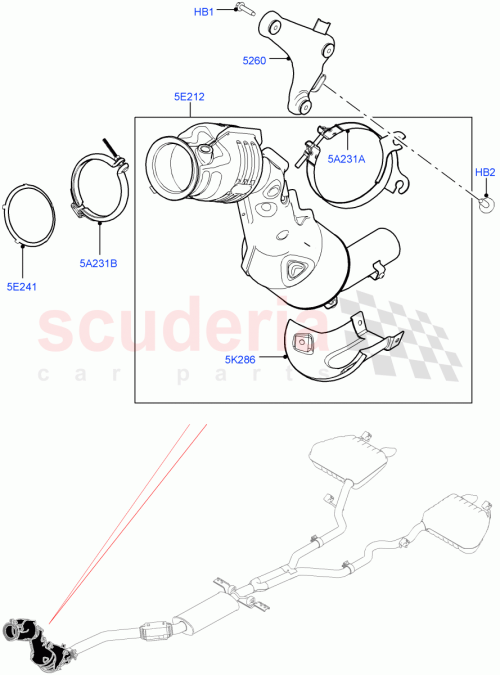 Part Diagram for Land Rover LR106828