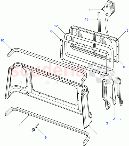 Part Diagram for Land Rover LR044315