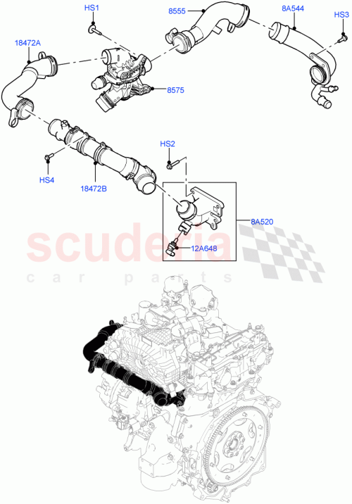 Part Diagram for Land Rover LR125559