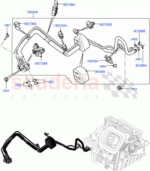 Part Diagram for Land Rover LR045427