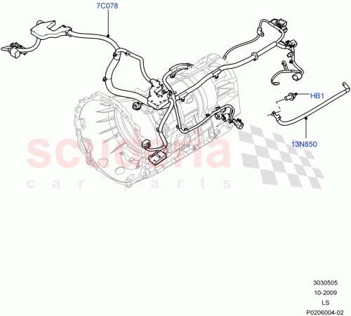 Part Diagram for Land Rover LR083624
